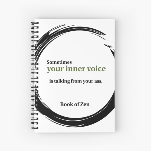 Item preview, Zen Humor Quote About Your Inner Voice designed and sold by bookofzen.