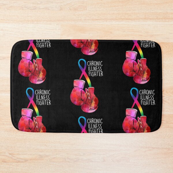 Item preview, Chronic Illness Fighter (black backing) designed and sold by spoonie-species.