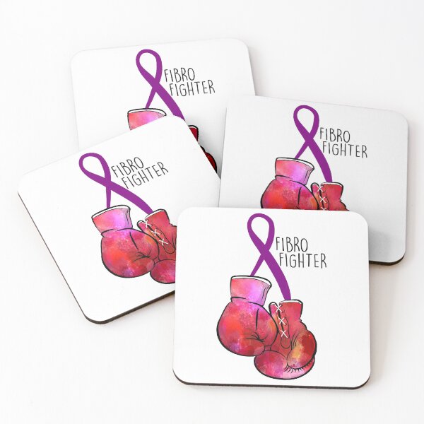 Item preview, Fibro Fighter (black) designed and sold by spoonie-species.