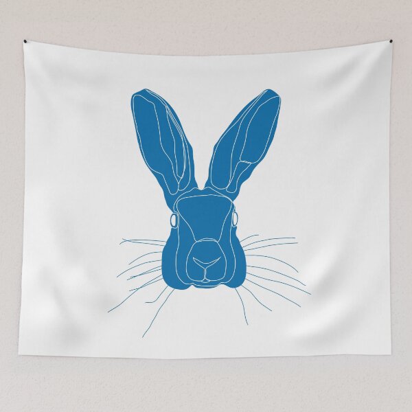 Item preview, Hare. Portrait in Blue.  designed and sold by MattWildin.