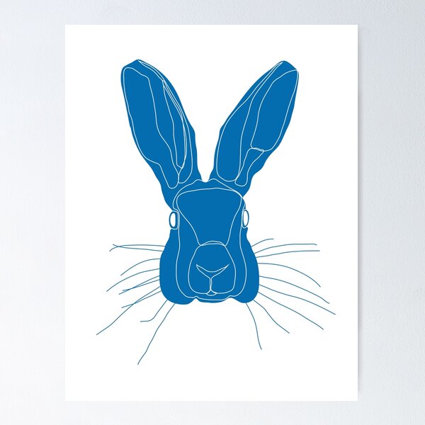 Item preview, Hare. Portrait in Blue.  designed and sold by MattWildin.