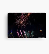 Untitled, ID4 Over the City Hudson Canvas Print