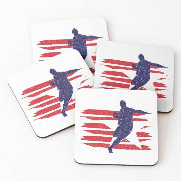Item preview, Patriotic Discus Throw -Male - Track and Field  with American flag for Fourth of July ( 4th of July /Independence Day), Veteran's Day, Memorial Day designed and sold by silhouettequeen.