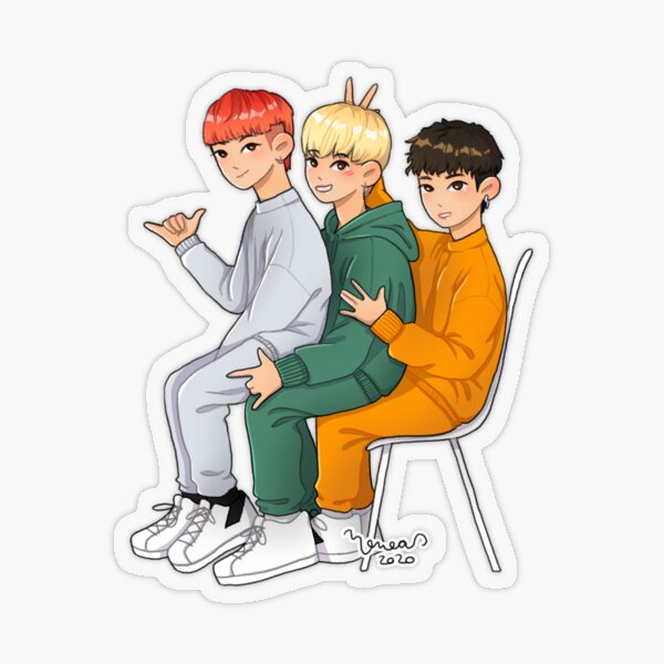 Seventeen Change Up Transparent Sticker