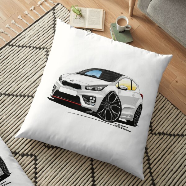 Kia Pro Ceed GT White Floor Pillow