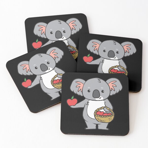 Item preview, Koala - with apples designed and sold by the-animal-dude.
