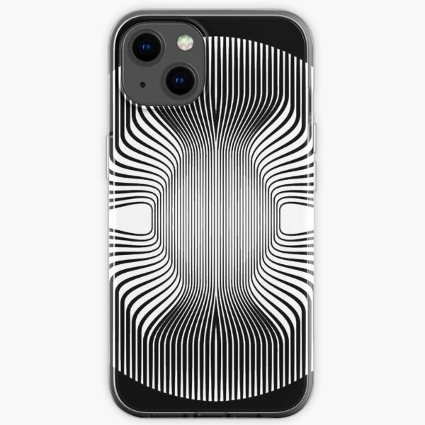 Lines, Curves, Circle - 2D shape iPhone Soft Case