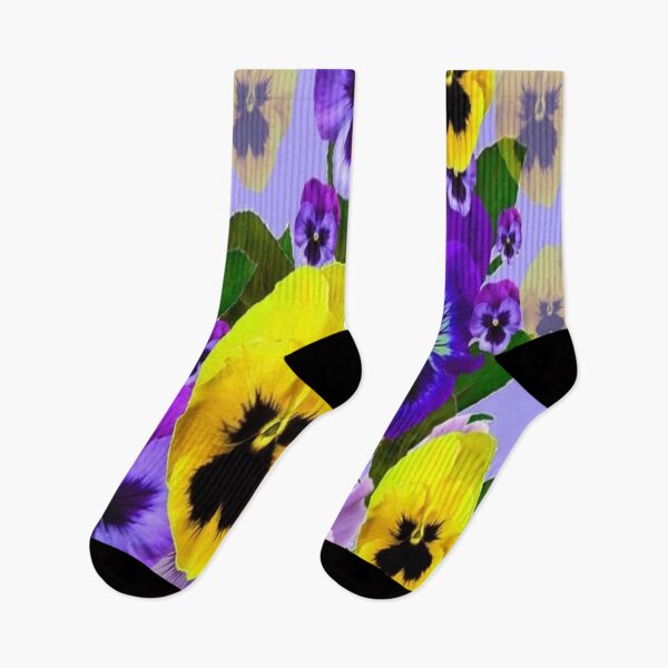 Item preview, YELLOW-PINK & PURPLE SPRING PANSY FLOWER GARDEN designed and sold by sharlesart.