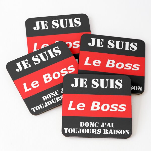 Item preview, Je suis Le Boss donc j'ai toujours raison designed and sold by El-Farouk.