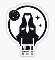 Laika Space Dog Sticker
