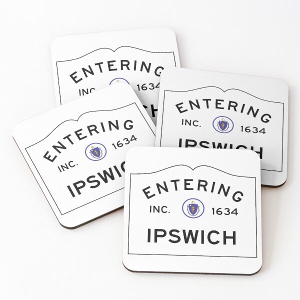 Item preview, Entering Ipswich - Commonwealth of Massachusetts Road Sign designed and sold by NewNomads.