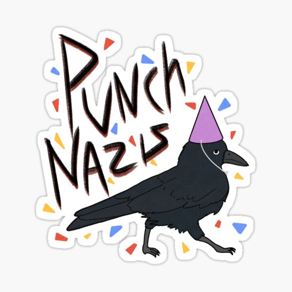 Punch nazis ! Sticker