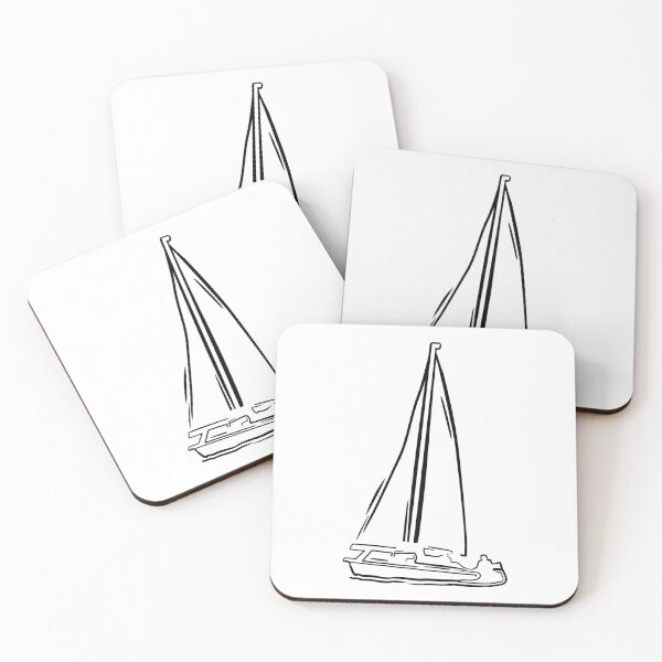 Item preview, Sailing, sailboat designed and sold by claudiasartwork.
