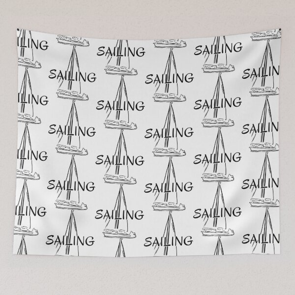 Item preview, Sailing, sailboat designed and sold by claudiasartwork.