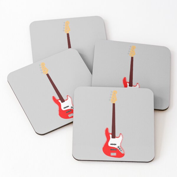 Item preview, Red Jazz Electric Bass Guitar designed and sold by SPMusic.