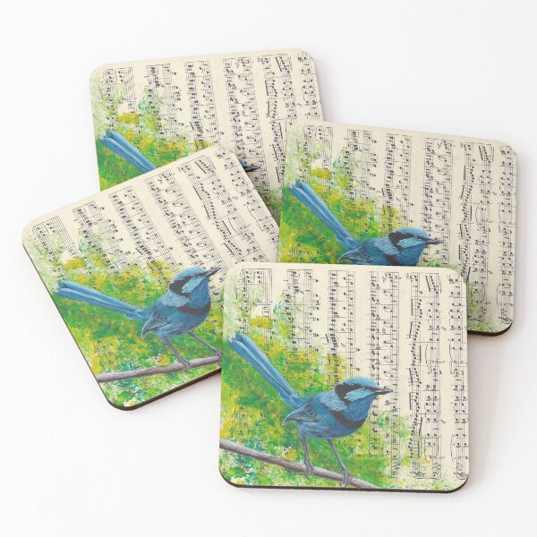 Item preview, Splendid Fairy Wren designed and sold by Charlene's Art.
