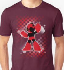 Super Smash Bros. Red Mega Man Silhouette Unisex T-Shirt