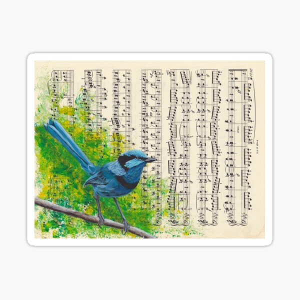 Splendid Fairy Wren Sticker