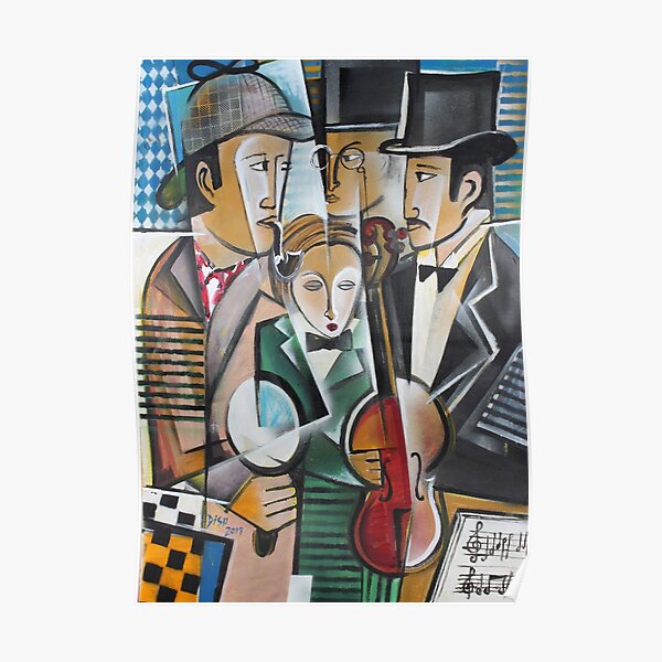 Art of Sherlock Dada Poster