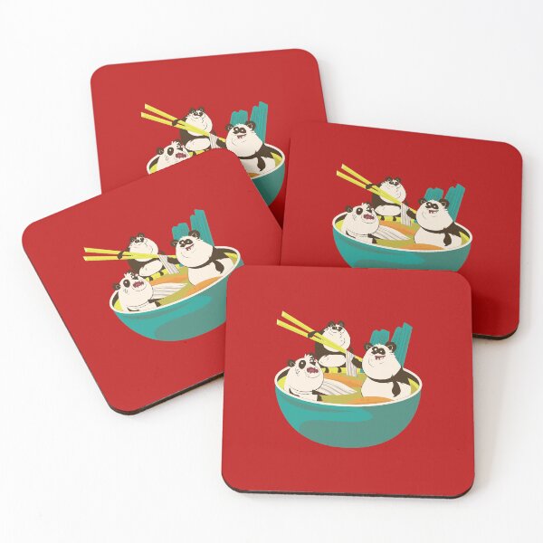 Item preview, cute ramen pandas designed and sold by DerSenat.