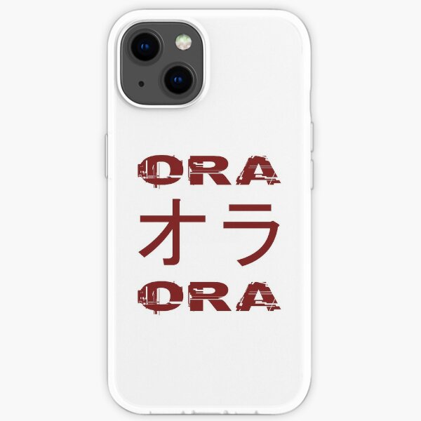 ORA ORA ORA Japanese Anime Manga Fan Gift iPhone Soft Case