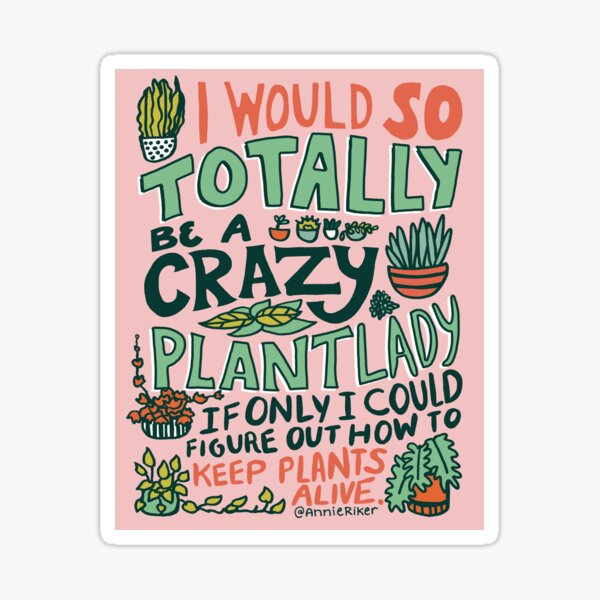 Plant Lady Sticker