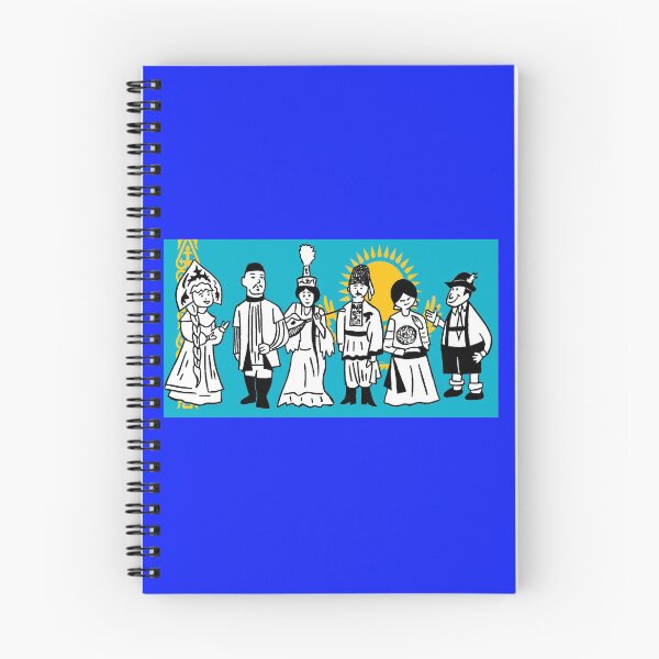 Item preview, Kazakhstan Flag with multicultural people  designed and sold by MiraShop.