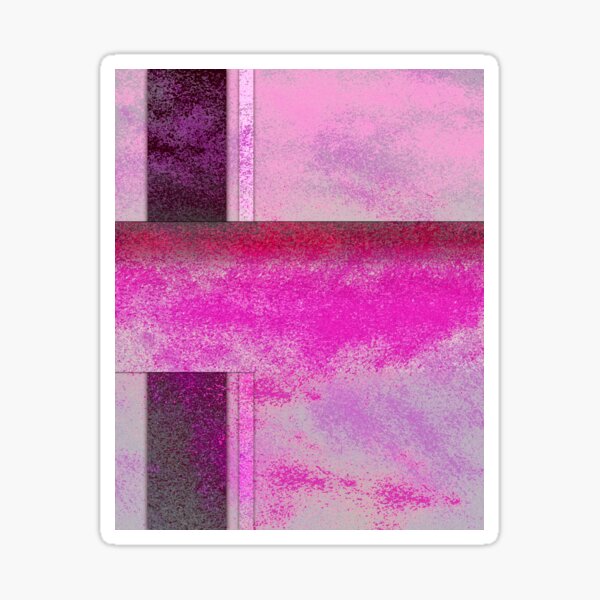 Clouds on Mars - Large Abstract Painting Wall Art Texture Art Original Acrylic Painting on Canvas Sticker