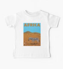 Landscape with Zebra Baby Tee