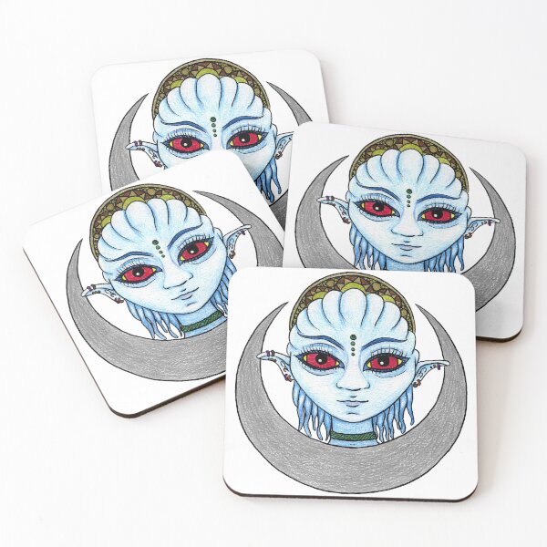 Item preview, Moon Worshipping Space Alien Royalty designed and sold by MorgannaCraft.