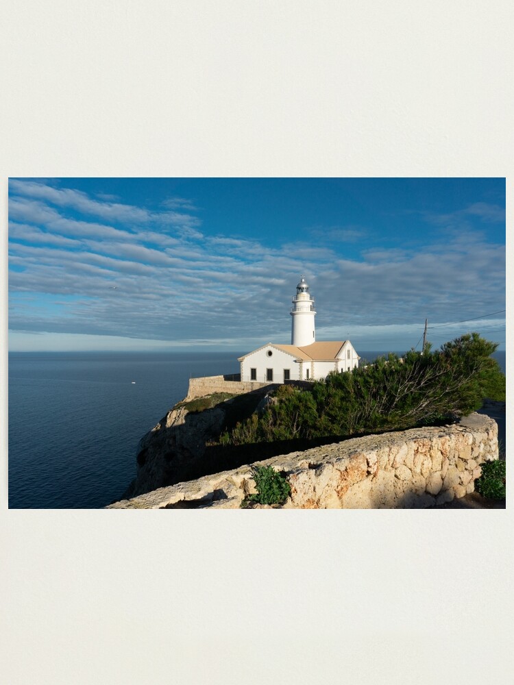 Alternate view of Mallorca lighthouse Photographic Print