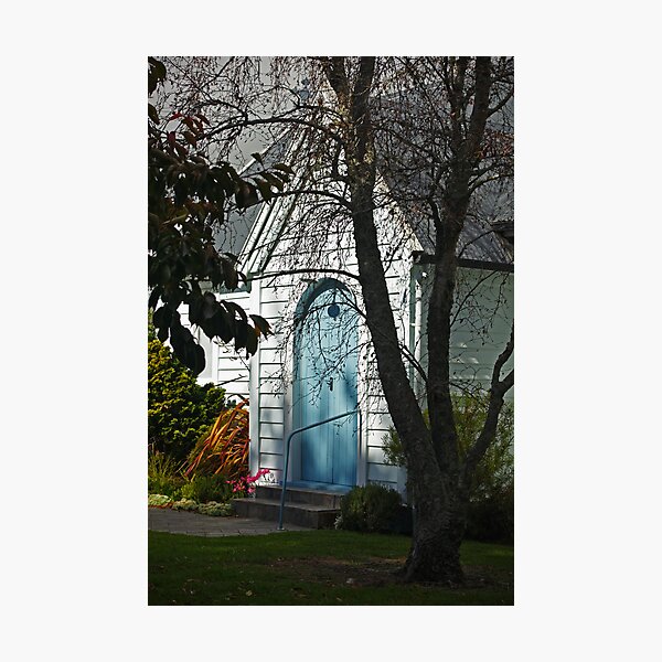 Item preview, The Church with the Blue Door designed and sold by Noelene Kuzmann Photography and Art.