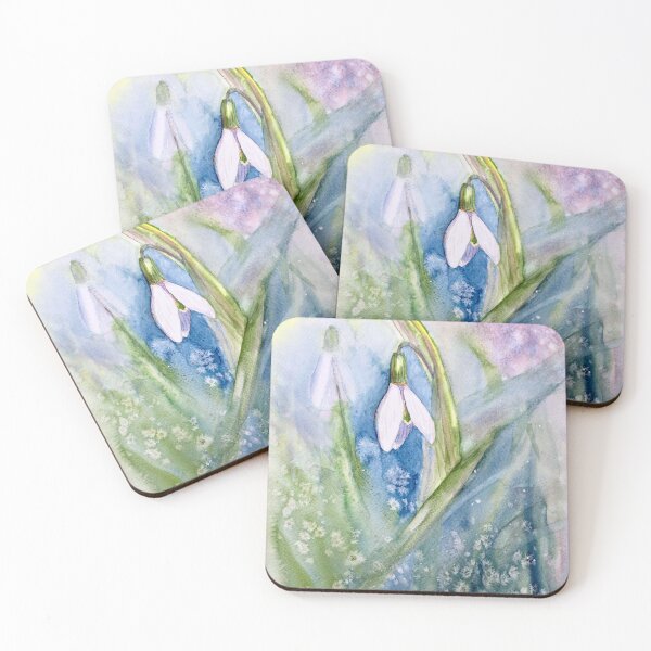 Item preview, Hopes of Spring: Watercolour painting of Snowdrops designed and sold by Double Dutch Designs.