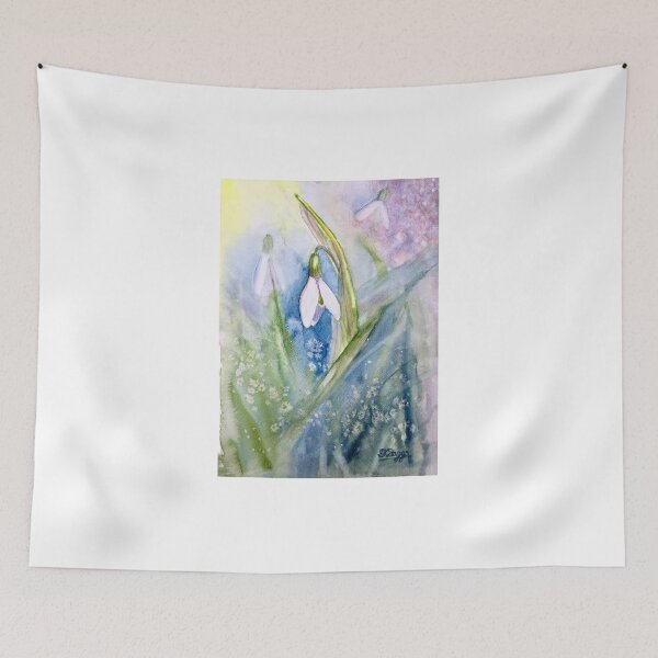 Item preview, Hopes of Spring: Watercolour painting of Snowdrops designed and sold by Double Dutch Designs.