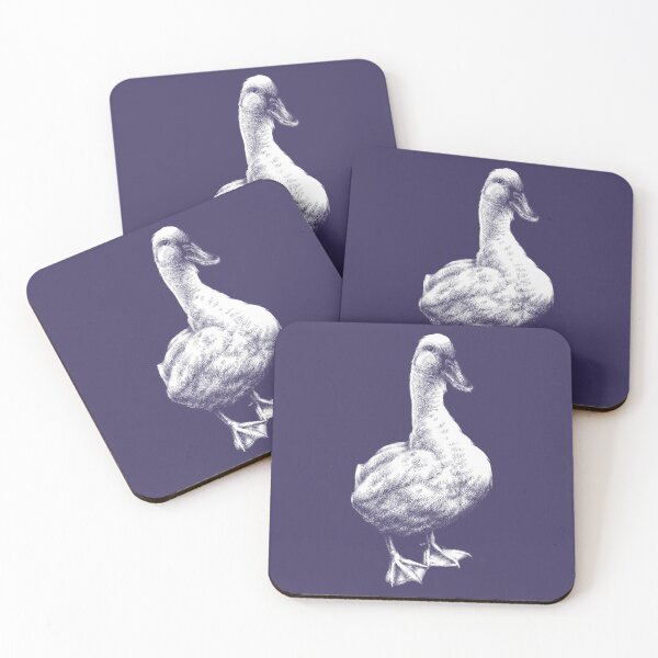 Item preview, Duck Animal Portrait (dark background) designed and sold by MMMSdesigns.