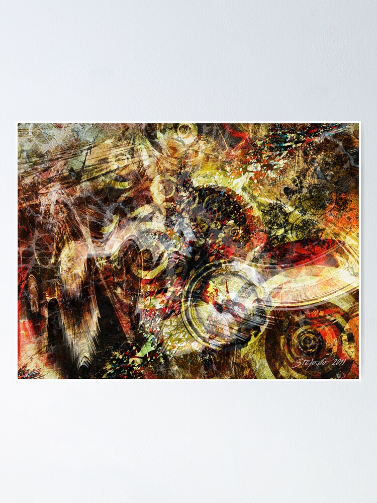 Thumbnail 1 of 3, Poster, Clockworks IV designed and sold by raysheaf.