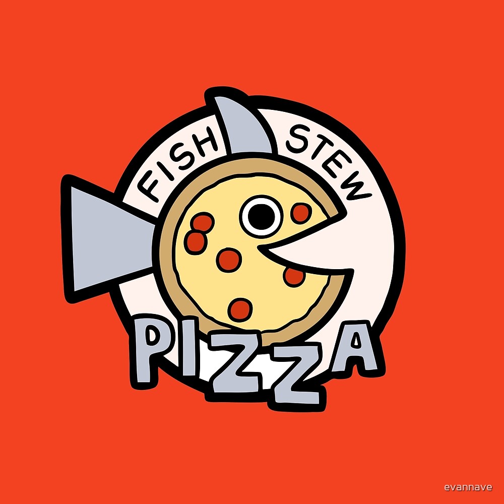 "Fish Stew Pizza Logo from Steven Universe" by evannave Redbubble