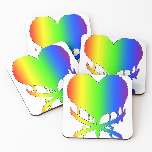 Item preview, Rainbow Battle Heart  designed and sold by danploof.