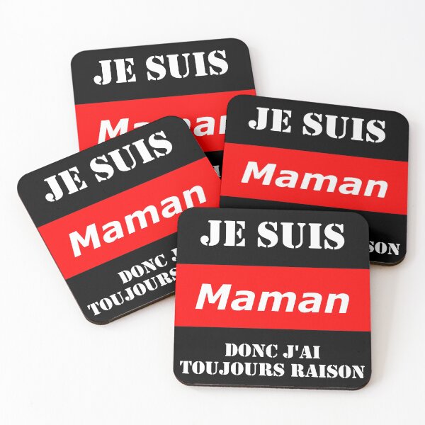 Aperçu de l'œuvre Je suis Maman donc j'ai toujours raison créée et vendue par El-Farouk.