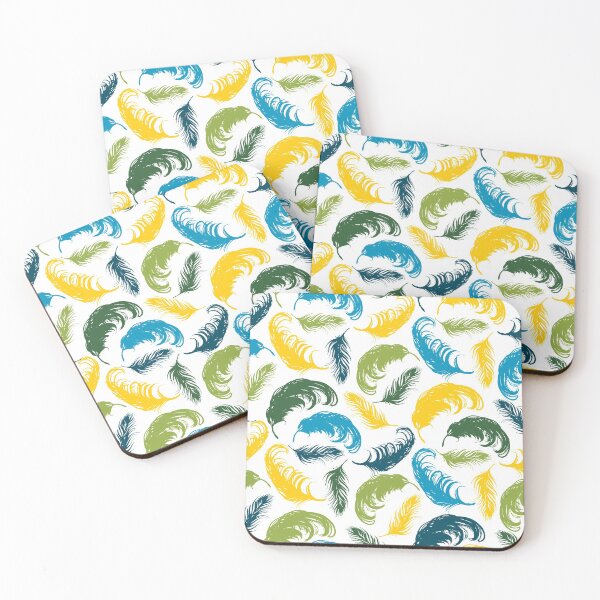Item preview, Colorful feather pattern designed and sold by durkstars.