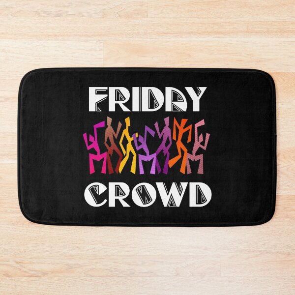 Item preview, Colorful abstract style Friday crowd designed and sold by NerdySherds.