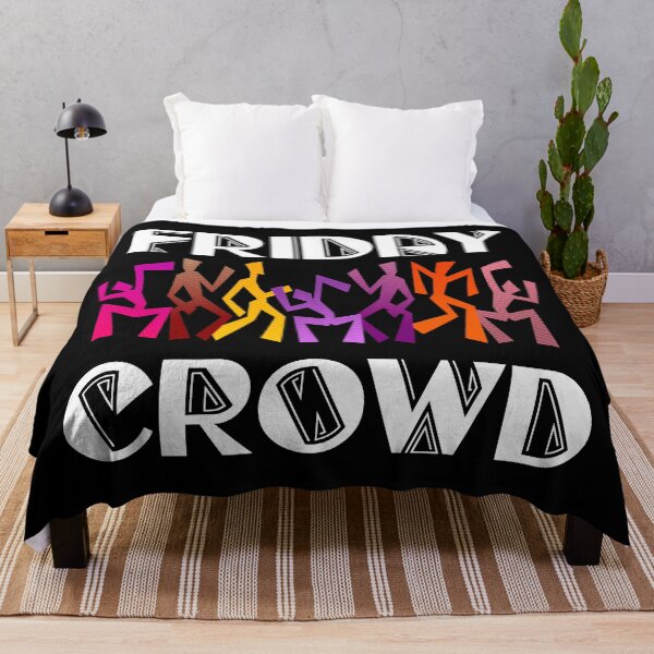 Item preview, Colorful abstract style Friday crowd designed and sold by NerdySherds.