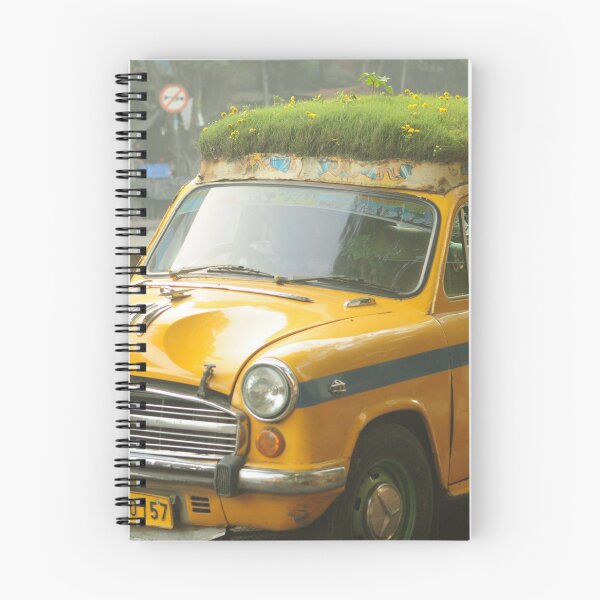 Item preview, Coche amarillo coronado hierba retro designed and sold by Raseelvm.