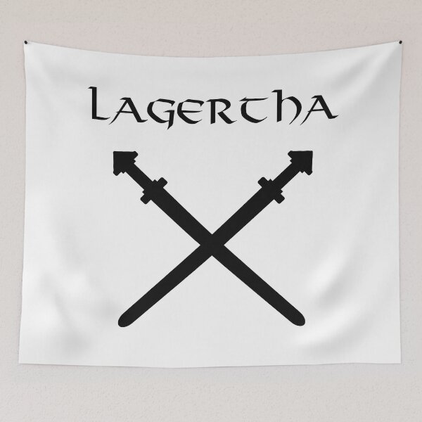 Item preview, Lagertha Sword (Black Writing) designed and sold by DafyddEm.