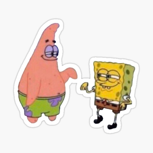 Spongebob Gay Stickers.