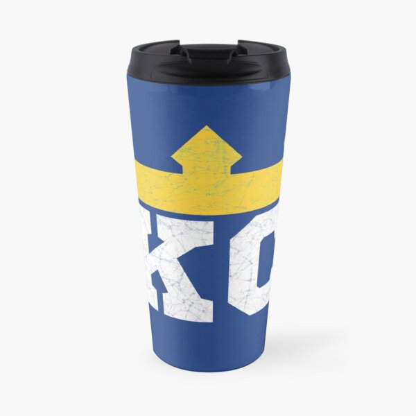 Kansas City Royal Blue KC Crown Town KC Baseball Fan Gear Kansas Citian KC Face mask Kansas City facemask Travel Mug