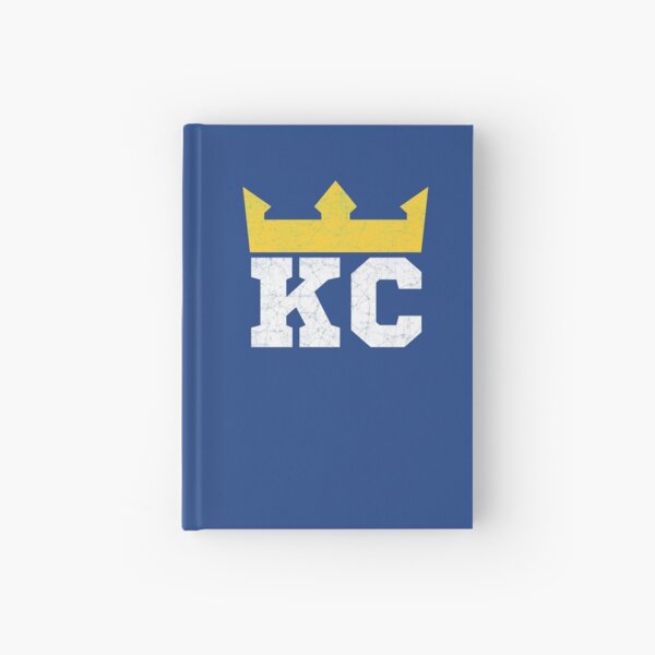 Kansas City Royal Blue KC Crown Town KC Baseball Fan Gear Kansas Citian KC Face mask Kansas City facemask Hardcover Journal
