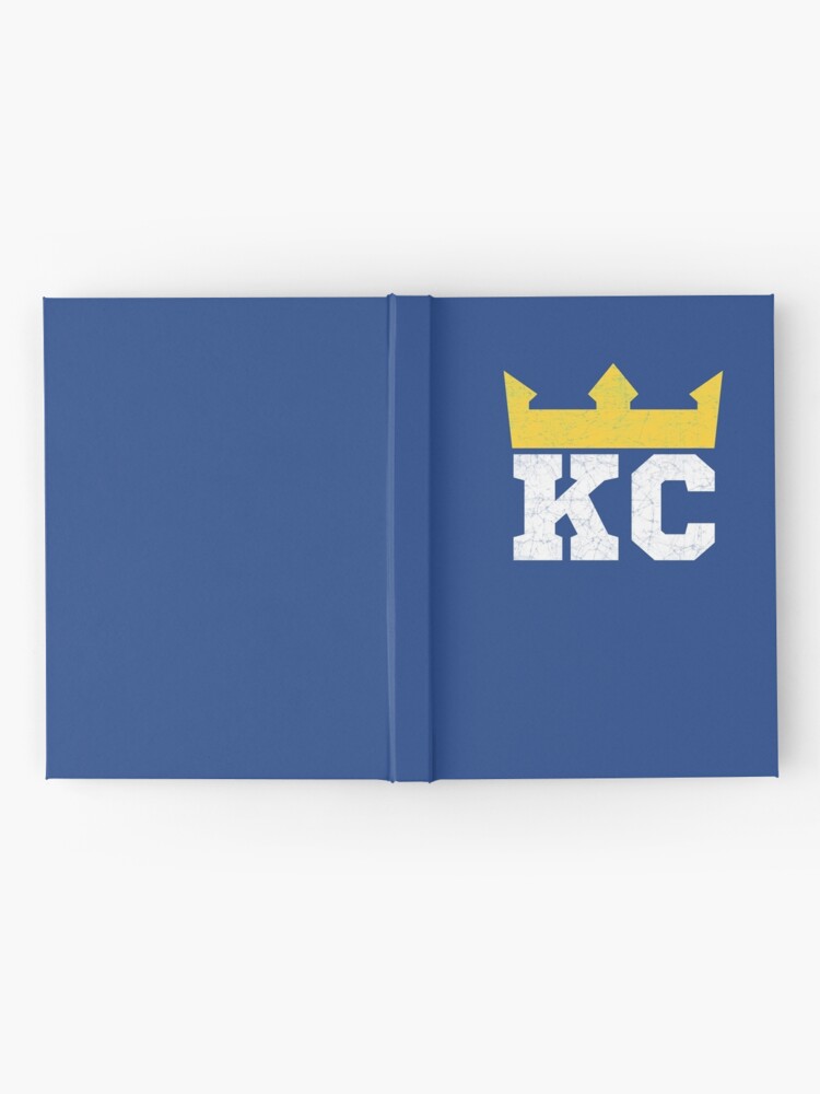 Alternate view of Kansas City Royal Blue KC Crown Town KC Baseball Fan Gear Kansas Citian KC Face mask Kansas City facemask Hardcover Journal