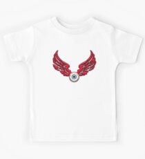 Flying Eyeball Red wings Kids Tee