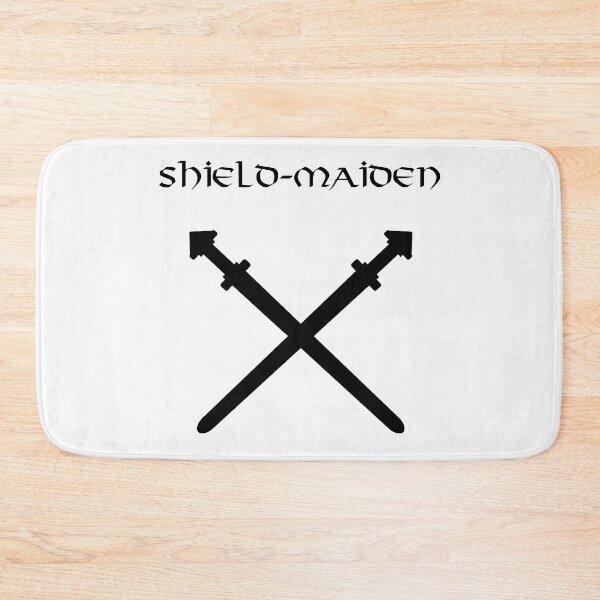 Item preview, Shield-Maiden Swords (Black Writing) designed and sold by DafyddEm.